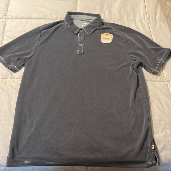 Tommy Bahama Other - Tommy Bahama polo shirt - grey large NWT